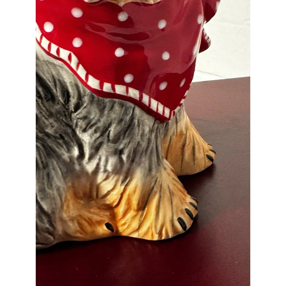 Blue Sky Clayworks * Ruby * Black and Tan Dog * Ceramic Tea Pot *